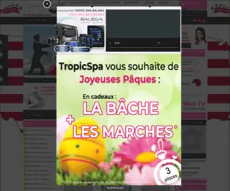 Tropicspa.fr(Vente de spas) Screenshot