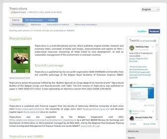 Tropicultura.org(Periodique) Screenshot