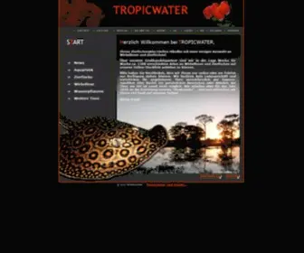 Tropicwater.eu(Startseite) Screenshot