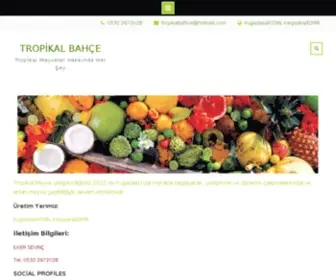 Tropikalbahce.com(TROPİKAL BAHÇE) Screenshot