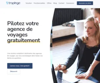 Tropingo.com(Logiciel gratuit pour les agences de voyages) Screenshot