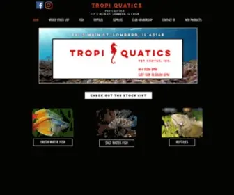 TropiquaticPetcenter.com(Tropi Quatics Pet Center) Screenshot