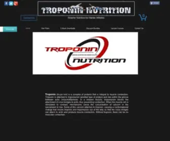 Troponinnutrition.com(Troponin Nutrition) Screenshot