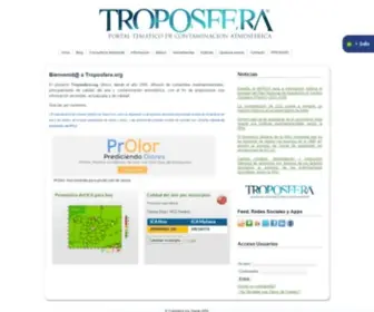 Troposfera.org(Portal de Calidad del Aire) Screenshot