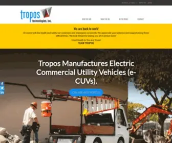 Tropostech.com(Tropos Technologies Inc) Screenshot