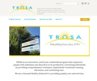 Trosainc.org(TROSA) Screenshot