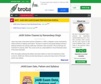 Trotal.com(JAIIB and CAIIB Exam Guide) Screenshot