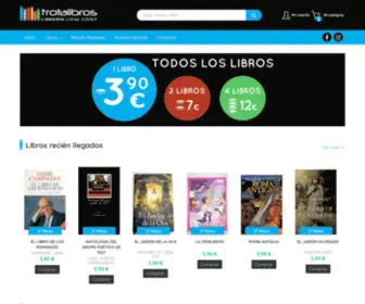 Trotalibroslowcost.es(Libros de segunda mano en Vigo. Miles de títulos para elegir a precios low cost) Screenshot