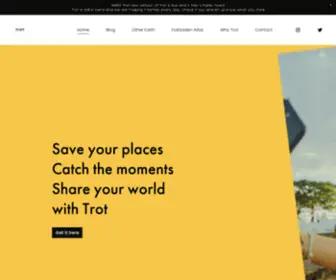 Trotapp.com(An app for places) Screenshot