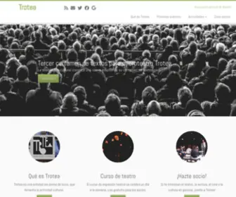 Trotea.com(Trotea promueve y fomenta desde 2003 actividades artísticas y culturales) Screenshot
