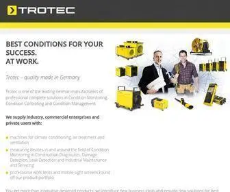 Trotec.com(The Trotec Group) Screenshot