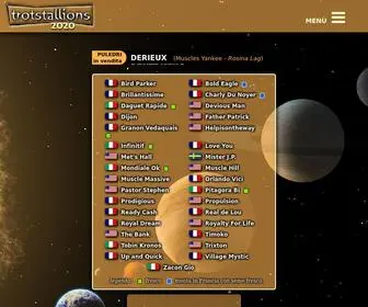 Trotstallions.it(Il seme dei migliori stalloni del trotto internazionale) Screenshot