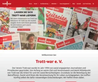 Trott-War.de(Startseite) Screenshot