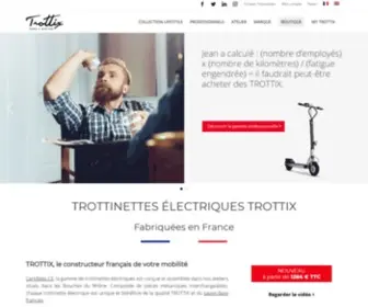 Trottix.com(Trottinette électrique Française haute qualité) Screenshot