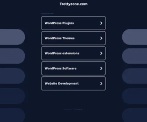 Trottyzone.com(Website Consultancy and Personal Blogging) Screenshot