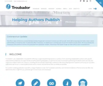 Troubador.co.uk(Self Publishing) Screenshot