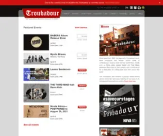 Troubadour.com(Troubadour) Screenshot