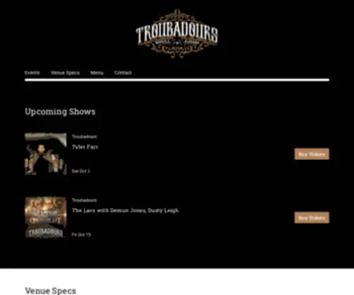 Troubadoursmobile.com(Troubadours Mobile) Screenshot