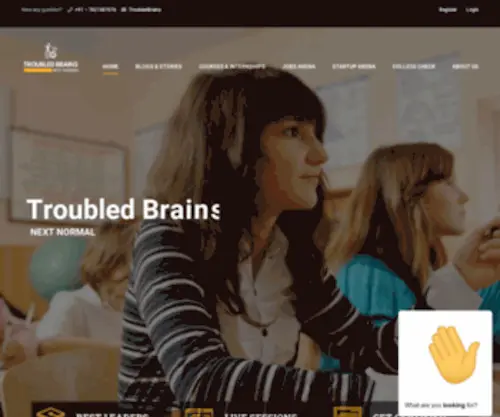 Troubledbrains.com(Troubled Brains) Screenshot