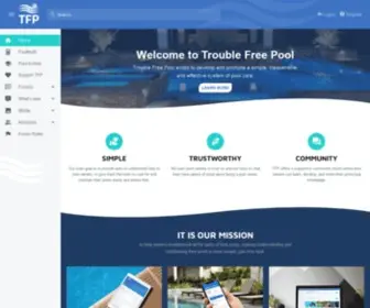 Troublefreepool.com(Our main goal) Screenshot