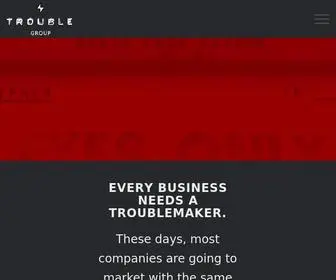 Troublegroup.com(Trouble Group) Screenshot