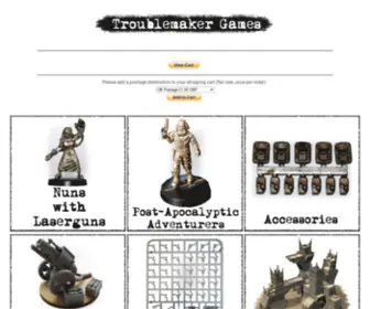 Troublemakergames.co.uk(Troublemaker Games) Screenshot