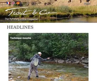 Trout-AND-CO.com(Trout & Co) Screenshot