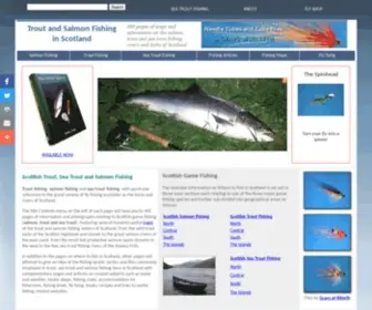 Trout-Salmon-Fishing.com(TROUT and SALMON FISHING in SCOTLAND) Screenshot