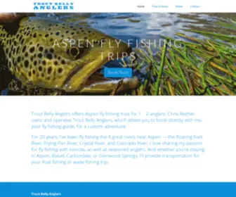 Troutbellyanglers.com(Trout Belly Anglers) Screenshot