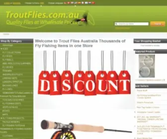 Troutflies.com.au(Fly Fishing Gear Australia) Screenshot