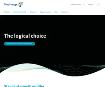 Troutlodge.com(The logical choice in trout breeding and genetics) Screenshot
