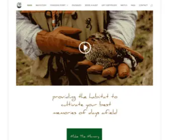 TroutvalleyQuail.com(Quail Hunting Mississippi) Screenshot