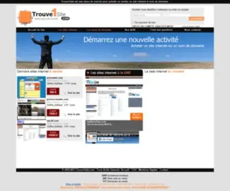 Trouve1Site.com(Vendre ou acheter facilement un site internet sur) Screenshot