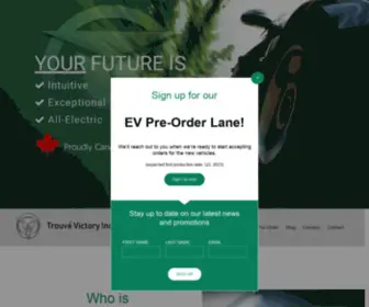 Trouveev.com(Trouvé Victory Inc) Screenshot