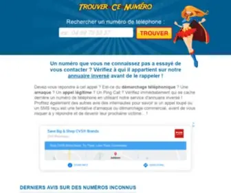 Trouver-CE-Numero.com(Annuaire inversé) Screenshot