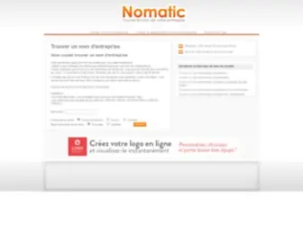 Trouver-Nom-Entreprise.com(Trouver un nom d'entreprise) Screenshot