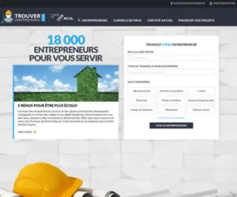 Trouverunentrepreneur.com(Travaux de r) Screenshot
