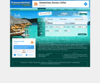 Trouverunvol.com(Comparateur de vols) Screenshot