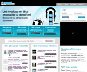 Trouvetamusique.com(Rechercher et retrouver le titre d'une musique) Screenshot