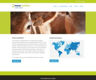 Trouwnutrition.com(Trouw Nutrition) Screenshot