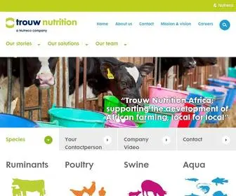 Trouwnutritionafrica.com(Trouw Nutrition Africa) Screenshot