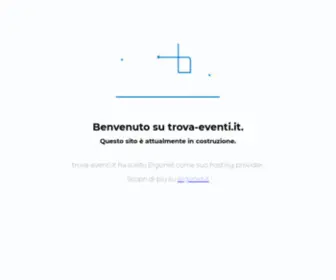 Trova-Eventi.it(Sito in costruzione) Screenshot