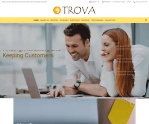 Trova.co.uk(Home) Screenshot