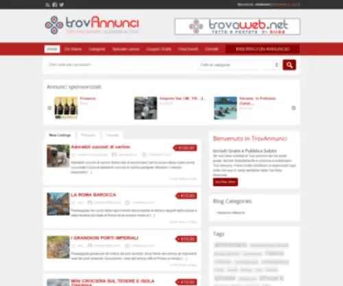 Trovannunci.eu(Un nuovo sito targato WordPress) Screenshot