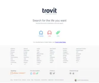 Trovit.ae(A classified search engine for property) Screenshot