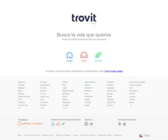 Trovit.cl(El buscador de avisos clasificados de casas) Screenshot