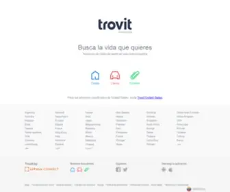 Trovit.co.ve(El buscador de anuncios clasificados de casas) Screenshot