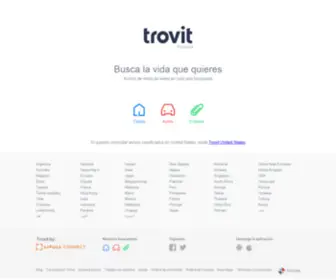 Trovit.com.pa(El buscador de avisos clasificados de casas) Screenshot
