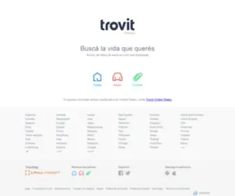 Trovit.com.uy(El buscador de avisos clasificados de casas) Screenshot