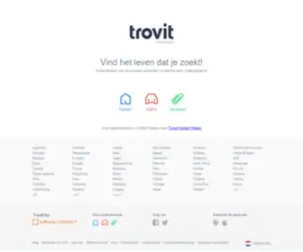 Trovit.nl(De rubrieksadvertentie zoekmachine voor huizen) Screenshot